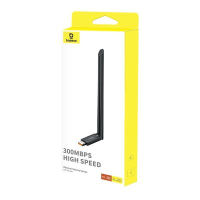 8. Karta sieciowa USB Baseus BS-OH172 300Mb/s - czarna