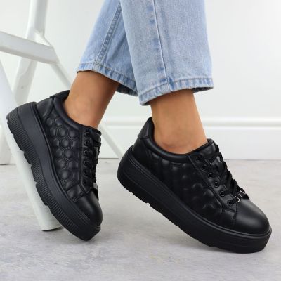 5. Półbuty pikowane na platformie Filippo W DP7285 PAW639A