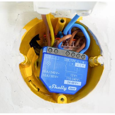 8. Inteligentny sterownik WiFi Shelly 1 Gen4, 2 sztuki