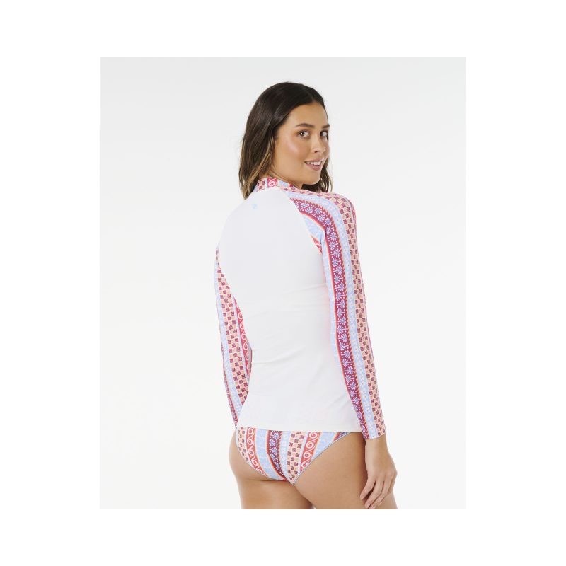 3. Lycra damska RIP CURL Coastal Instinct Upf Ls Rv biała