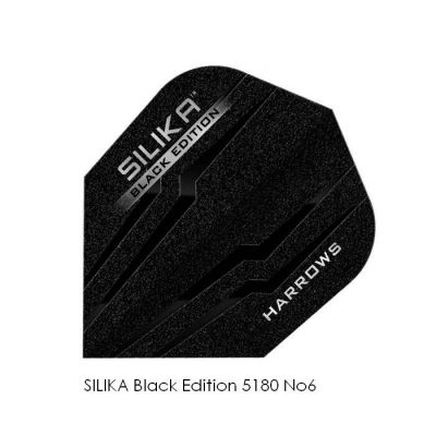2. Piórka Harrows SILIKA Black Edition