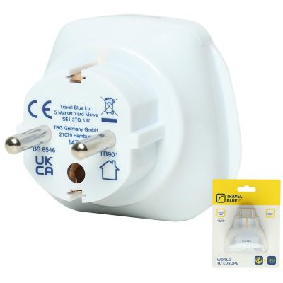 TRAVEL BLUE PRZEJŚCIÓWKA ADAPTER UNIWERSALNA ŚWIAT -> SHUCKO