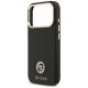 6. Etui Guess Grained Strass Logo MagSafe na iPhone 17 Pro - czarne