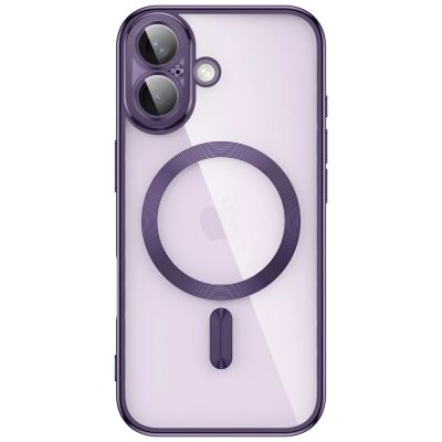 3. Etui Tech-Protect MagFlex na iPhone 17 - przezroczysto-fioletowe