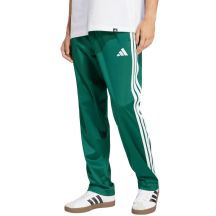 Spodnie męskie adidas 3-Stripes Tricot Regular-Fit Open Hem zielone JI8806