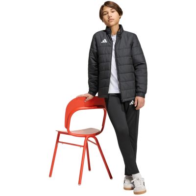 6. Kurtka dla dzieci adidas Entrada 26 Light czarna JZ9124