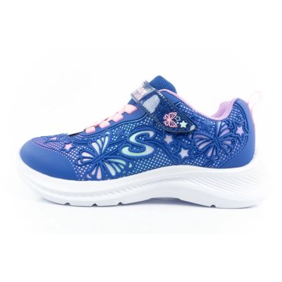 2. Skechers Jumpsters buty dziecięce sportowe dla dziewczynki brokatowe