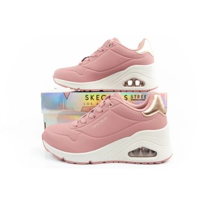 19. Skechers Uno Wedge-Hi Steps buty sneakersy damskie sportowe modne