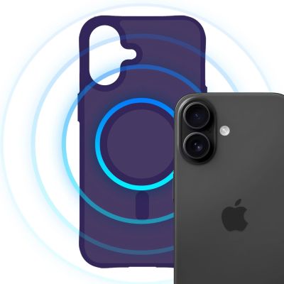 22. Etui 3mk Smoke MagCase na iPhone 17 - fioletowe-półprzezroczyste