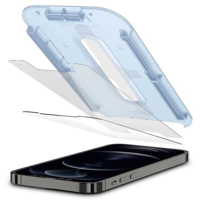 14. Szkło hartowane Spigen Glas.tR EZ Fit na iPhone 12 / iPhone 12 Pro - 2 szt.