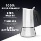 10. Bialetti Venus box Kawiarka moka 0,2 l Srebrny
