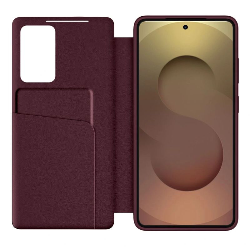 2. Etui Tech-Protect Smart Wallet na Samsung Galaxy S26 - bordowe
