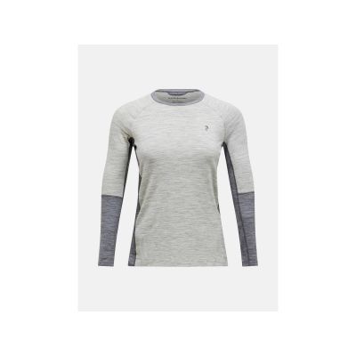 Koszulka Termiczna PEAK PERFORMANCE Magic Crew Wool-blend Baselayer Women szary