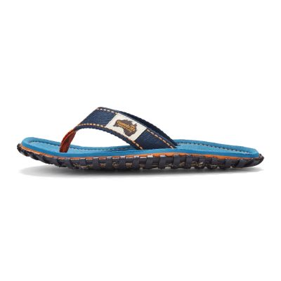 6. Gumbies japonki unisex ISLANDER FLIP-FLOP TRICOLOR BLUE