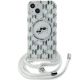 2. Etui Karl Lagerfeld IML Crossbody Monogram Karl & Choupette Head MagSafe na iPhone 15 / 14 / 13 - przezroczyste