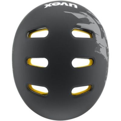 5. Kask rowerowy dziecięcy UVEX Kid 4 Style MIPS, dirt black matt