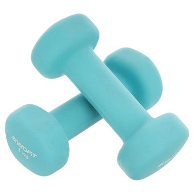 3. Hantla neoprenowa EB FIT 1 kg niebieskie1029238