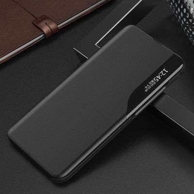 7. Eco Leather View Case elegancki futerał etui z klapką i funkcją podstawki Xiaomi Redmi Note 11 Pro+ 5G (China) / 11 Pro 5G (China) / Mi11i HyperCharge / Poco X4 NFC 5G czarny