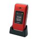 4. Olympia VITUS 4G 7,11 cm (2.8") 147 g Czerwony Aparat w telefonie