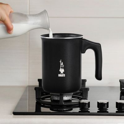 9. Bialetti 00AGR394 spieniacz do mleka Ręczny spieniacz do mleka Czarny