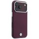 4. Etui BMW Sign Inclined Deboss Letters MagSafe na iPhone 17 Pro / 18 Pro - bordowe