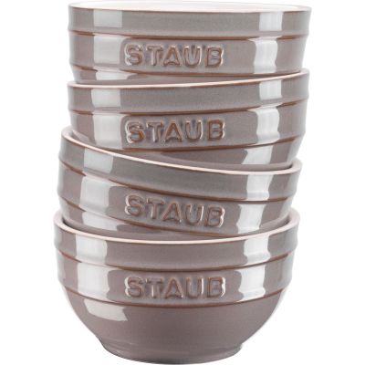 5. Staub Ceramique puchar 700 ml Szary Okrągły