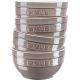 5. Staub Ceramique puchar 700 ml Szary Okrągły