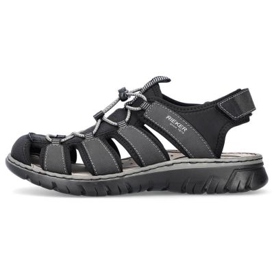 23. Sandały Rieker zabudowane M 26770-00 RKR584