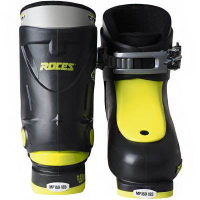 4. Buty narciarskie Roces Idea Up czarno-limonkowe Jr 450490 18