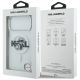 8. Etui Karl Lagerfeld IML Glitter Karl & Choupette Sketch Logo MagSafe do iPhone 17 Pro Max - przezroczyste