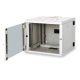 9. Digitus Szafa sieciowa wisząca Unique 19" 9U rack 600x600, drzwi szyba, szary, dzielona, złożona, 100kg