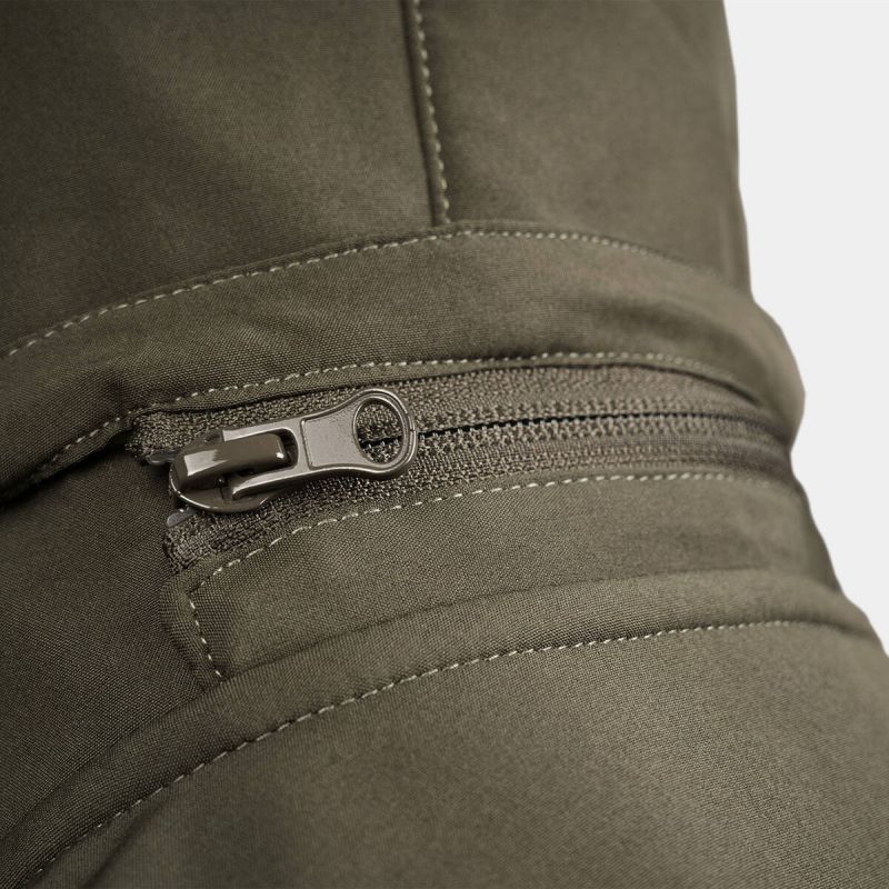 8. Kurtka męska przeciwdeszczowa wiatroodporna softshell Alpinus Roignais Oliwkowa - MK18863