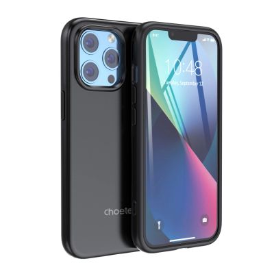 2. Choetech MFM Anti-drop case etui Made For MagSafe do iPhone 13 Pro czarny (PC0113-MFM-BK)