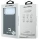 8. Etui Karl Lagerfeld Grained Karl Head Metal MagSafe na iPhone 18 Pro Max / 17 Pro Max - czarne