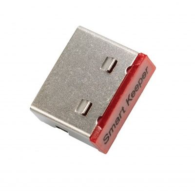 2. Smartkeeper CSK-PC01P bloker portów Blokada portu USB Typu-A Czerwony, Stal nierdzewna Plastik 10 szt.