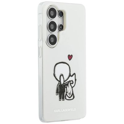 4. Etui Karl Lagerfeld IML Karl&Choupette MagSafe na Samsung Galaxy S26 Ultra - przezroczyste