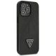 4. Etui Guess Saffiano Triangle Logo na iPhone 14 Pro Max - czarne