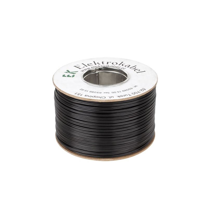 2. Kabel głośnikowy SMYp 2 x 0,22mm czarny 300m