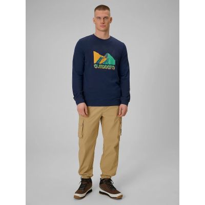 6. Longlseeve z nadrukiem męski 4F 4FRAW25TLONM618-31S