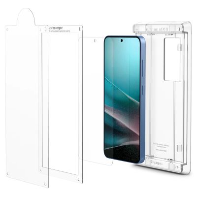 10. Folia hydrożelowa Spigen ELITE SHIELD EZ FIT na Samsung Galaxy S25 - przezroczyste