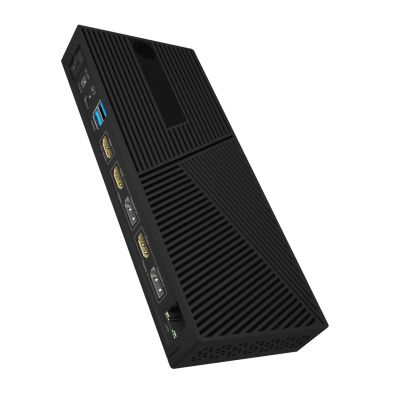 3. ICY BOX IB-DK2246AC Przewodowa USB 3.2 Gen 2 (3.1 Gen 2) Type-A Czarny
