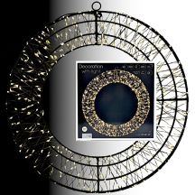WIANEK DEKORACYJNY OPONA 720LED 50CM CZARNY