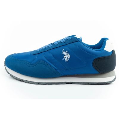 2. U.S Polo Assn buty sportowe sneakersy męskie modne wygodne niebieskie