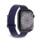 Pasek nylonowy Puro Sport do Apple Watch42 / 44 / 45 / 49 mm - niebieski