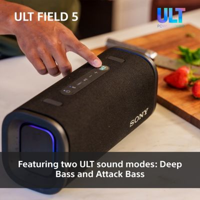 18. Sony Ult Field 5 Przenośny głośnik stereo Biały