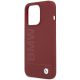 6. Etui BMW Silicone Big Logo MagSafe na iPhone 15 Pro - czerwone