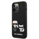2. Etui Karl Lagerfeld Silicone Karl&Choupette na iPhone 13 Pro / iPhone 13 - czarne