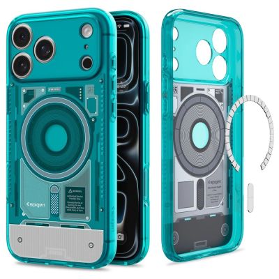 2. Etui Spigen Ultra Hybrid MagSafe na iPhone 18 Pro / 17 Pro - jasnoniebieskie
