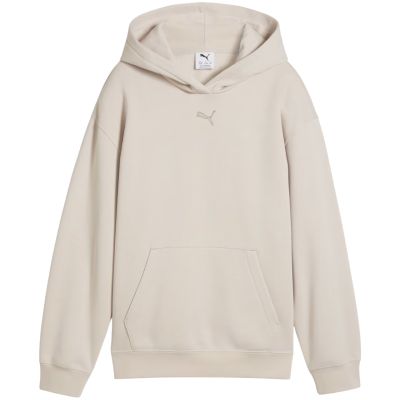 2. Bluza dla dzieci Puma ESS Centered Cat Logo Relaxed Hoodie beżowa 692973 82