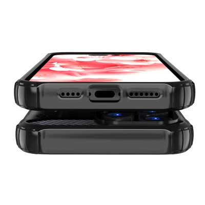 9. Etui Hybrid Armor pancerne na iPhone 16 Pro - czarne